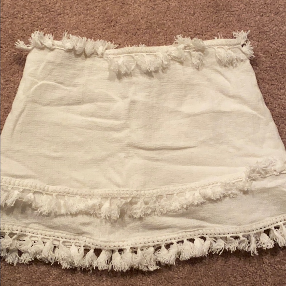 White skirt